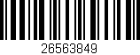 Código de barras (EAN, GTIN, SKU, ISBN): '26563849'