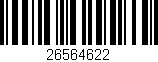 Código de barras (EAN, GTIN, SKU, ISBN): '26564622'