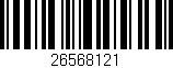 Código de barras (EAN, GTIN, SKU, ISBN): '26568121'