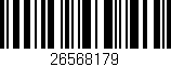 Código de barras (EAN, GTIN, SKU, ISBN): '26568179'
