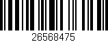 Código de barras (EAN, GTIN, SKU, ISBN): '26568475'