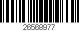 Código de barras (EAN, GTIN, SKU, ISBN): '26568977'