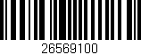Código de barras (EAN, GTIN, SKU, ISBN): '26569100'