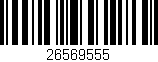 Código de barras (EAN, GTIN, SKU, ISBN): '26569555'
