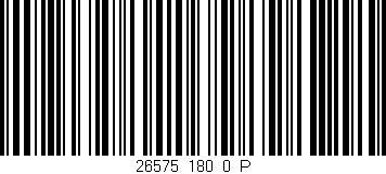 Código de barras (EAN, GTIN, SKU, ISBN): '26575_180_0_P'