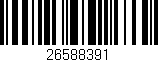 Código de barras (EAN, GTIN, SKU, ISBN): '26588391'