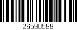 Código de barras (EAN, GTIN, SKU, ISBN): '26590599'