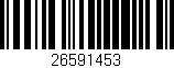 Código de barras (EAN, GTIN, SKU, ISBN): '26591453'