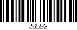 Código de barras (EAN, GTIN, SKU, ISBN): '26593'