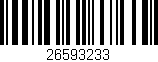 Código de barras (EAN, GTIN, SKU, ISBN): '26593233'