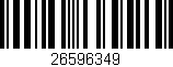 Código de barras (EAN, GTIN, SKU, ISBN): '26596349'
