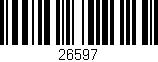 Código de barras (EAN, GTIN, SKU, ISBN): '26597'