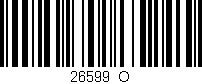 Código de barras (EAN, GTIN, SKU, ISBN): '26599_O'