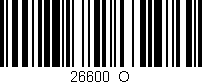 Código de barras (EAN, GTIN, SKU, ISBN): '26600_O'