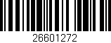 Código de barras (EAN, GTIN, SKU, ISBN): '26601272'