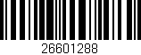 Código de barras (EAN, GTIN, SKU, ISBN): '26601288'