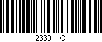 Código de barras (EAN, GTIN, SKU, ISBN): '26601_O'