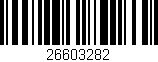 Código de barras (EAN, GTIN, SKU, ISBN): '26603282'