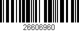 Código de barras (EAN, GTIN, SKU, ISBN): '26606960'
