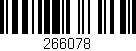 Código de barras (EAN, GTIN, SKU, ISBN): '266078'