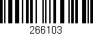Código de barras (EAN, GTIN, SKU, ISBN): '266103'