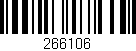 Código de barras (EAN, GTIN, SKU, ISBN): '266106'