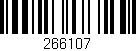 Código de barras (EAN, GTIN, SKU, ISBN): '266107'