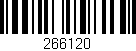 Código de barras (EAN, GTIN, SKU, ISBN): '266120'