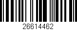 Código de barras (EAN, GTIN, SKU, ISBN): '26614462'