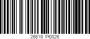 Código de barras (EAN, GTIN, SKU, ISBN): '26619|PI0026'
