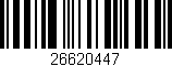 Código de barras (EAN, GTIN, SKU, ISBN): '26620447'