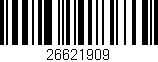 Código de barras (EAN, GTIN, SKU, ISBN): '26621909'