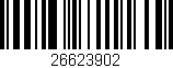 Código de barras (EAN, GTIN, SKU, ISBN): '26623902'