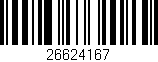 Código de barras (EAN, GTIN, SKU, ISBN): '26624167'
