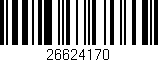 Código de barras (EAN, GTIN, SKU, ISBN): '26624170'