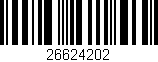 Código de barras (EAN, GTIN, SKU, ISBN): '26624202'