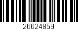 Código de barras (EAN, GTIN, SKU, ISBN): '26624859'