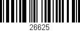 Código de barras (EAN, GTIN, SKU, ISBN): '26625'