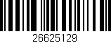 Código de barras (EAN, GTIN, SKU, ISBN): '26625129'