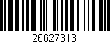 Código de barras (EAN, GTIN, SKU, ISBN): '26627313'
