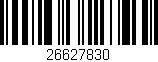 Código de barras (EAN, GTIN, SKU, ISBN): '26627830'