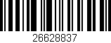 Código de barras (EAN, GTIN, SKU, ISBN): '26628837'