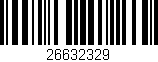 Código de barras (EAN, GTIN, SKU, ISBN): '26632329'