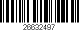 Código de barras (EAN, GTIN, SKU, ISBN): '26632497'