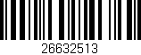 Código de barras (EAN, GTIN, SKU, ISBN): '26632513'