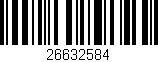 Código de barras (EAN, GTIN, SKU, ISBN): '26632584'