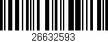 Código de barras (EAN, GTIN, SKU, ISBN): '26632593'