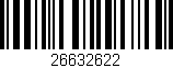 Código de barras (EAN, GTIN, SKU, ISBN): '26632622'