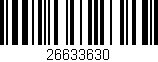 Código de barras (EAN, GTIN, SKU, ISBN): '26633630'