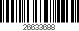 Código de barras (EAN, GTIN, SKU, ISBN): '26633688'